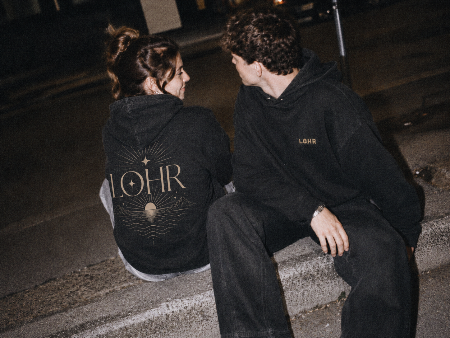 LOHR hoodie in abendstimmung